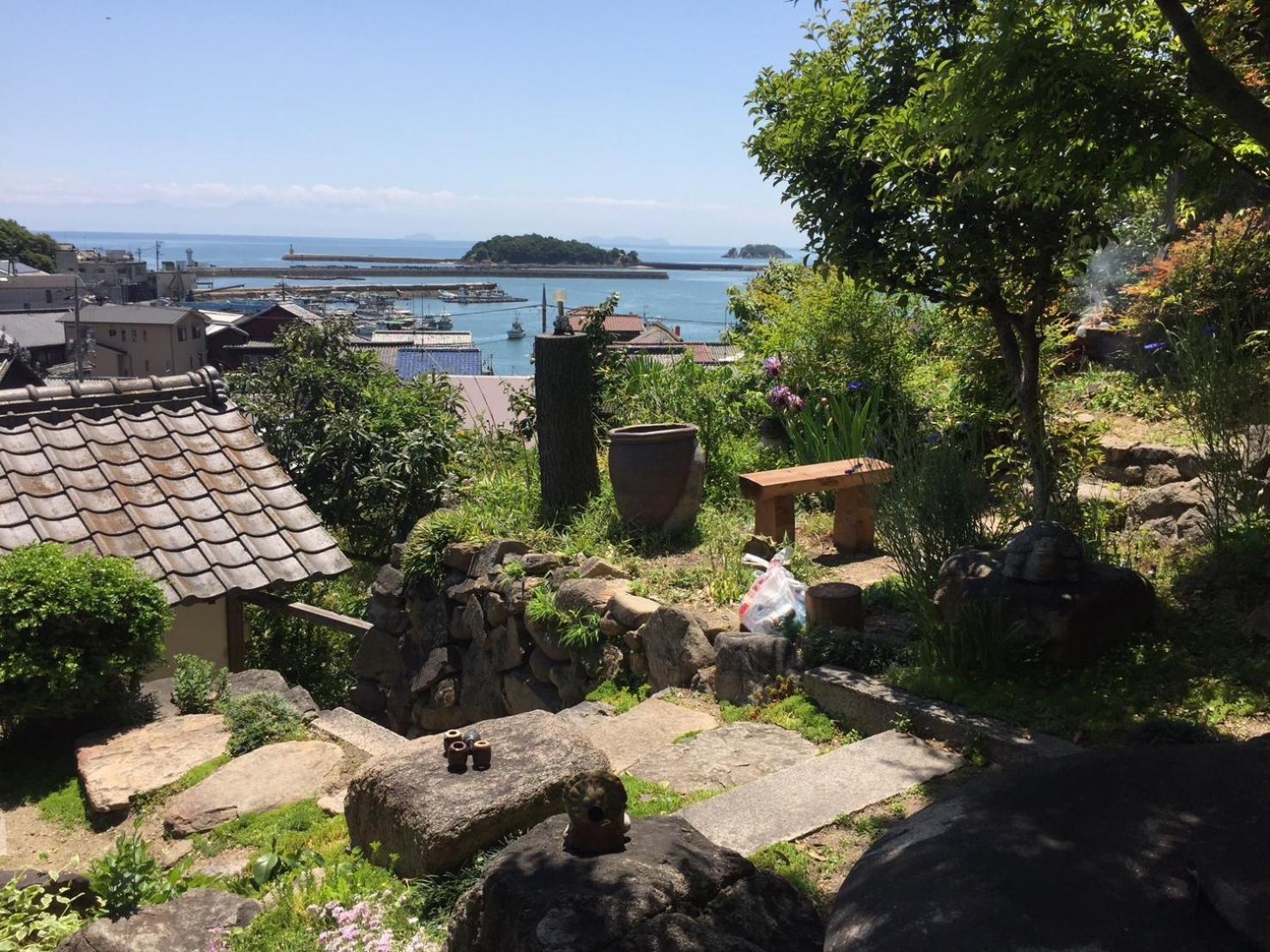城跡石垣上の絶景古民家宿 鞆城茶屋庵 Tomo Kültér fotó